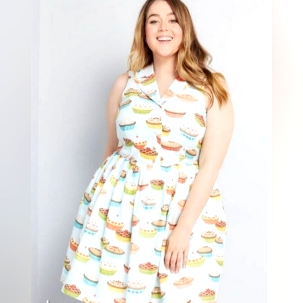 Modcloth size 16 Pie Dress NWT